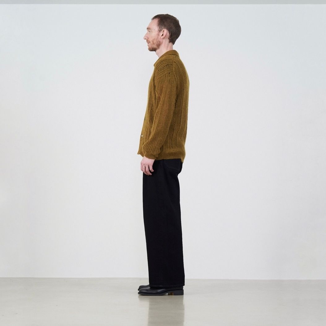 YOKE/ヨーク/SILK MOHAIR BUTTONED CARDIGAN | GARDEN