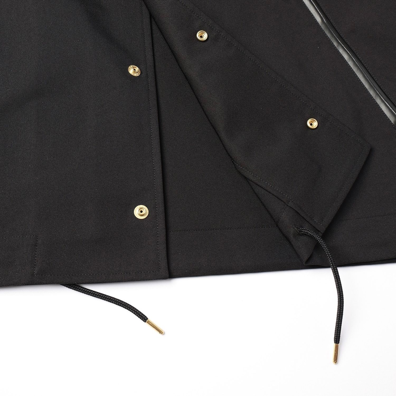 【残り一点】Chambray Gabardine Dot Button Coach Jacket