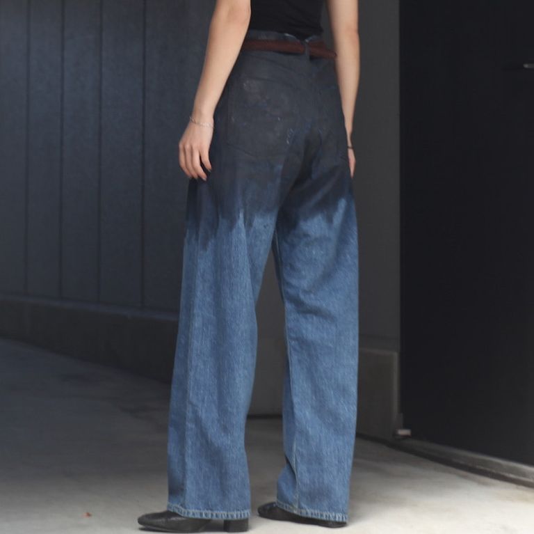 24fw YOKE DENIM WIDE STRAIGHT PANTS サイズ4（YOKE - 【残り一点 