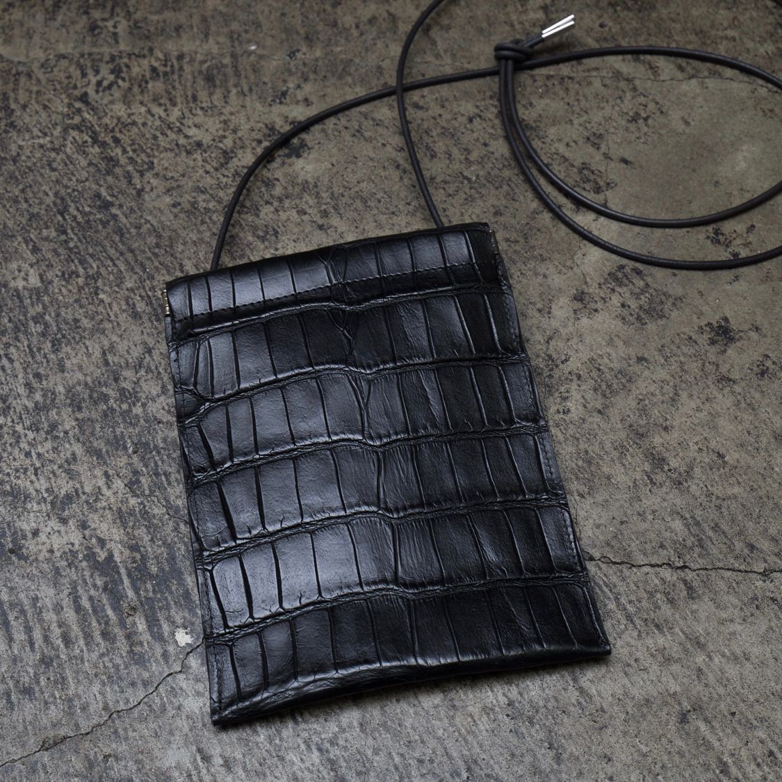 【お取り寄せ注文可能】Spring Cap Bag Mini(CROCODILE)
