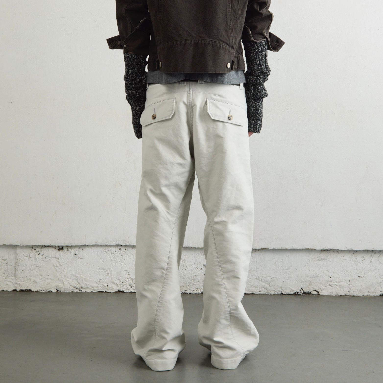 【残り一点】Tucked Wide Leg Trousers