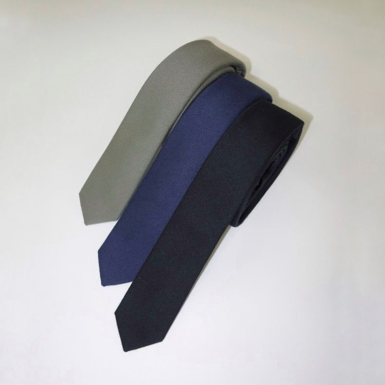 【残りわずか】Matt Narrow Tie(GREY)