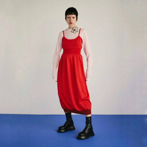 【残り一点】Waist Shape Knit Dress