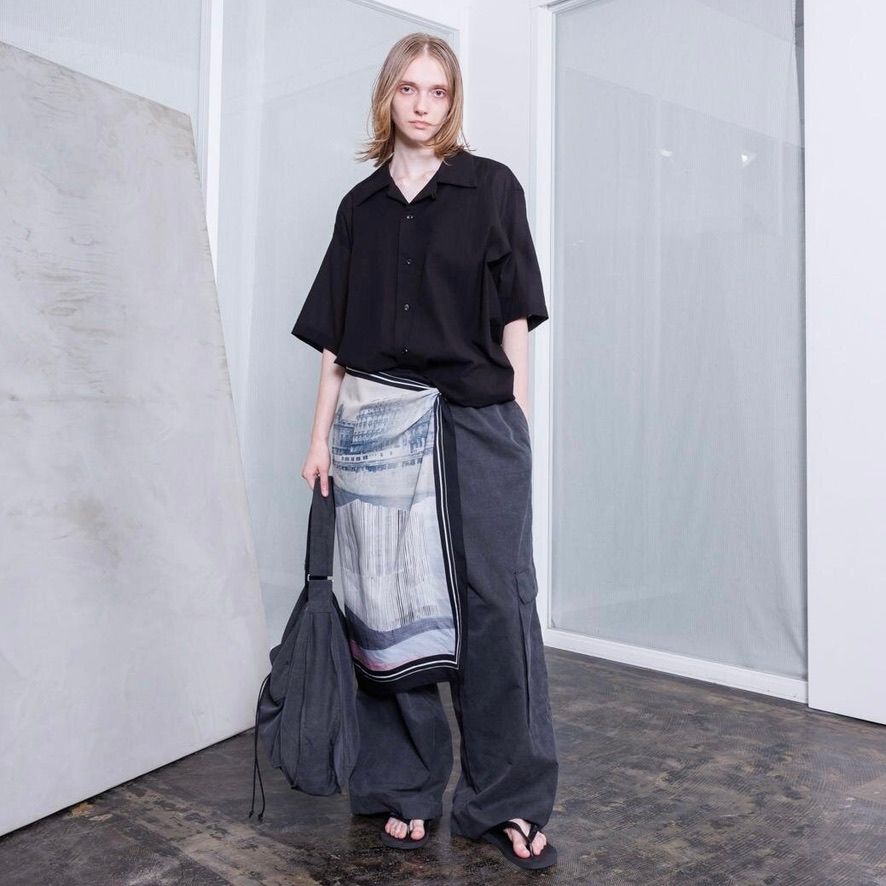 【残り一点】シアーコットンオープンカラーS/Sシャツ