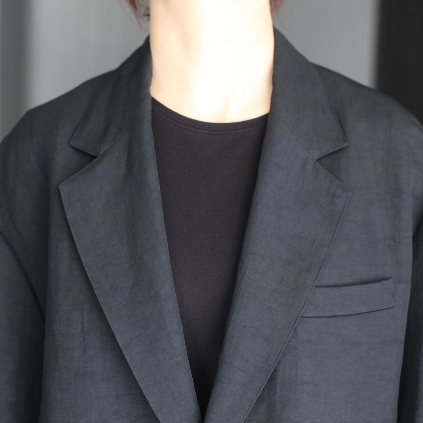 ssstein - 【残り一点】LI/NY Poplin Single Breasted Jacket ssstein - 【残り一点】LI/NY Poplin Single Breasted Jacket