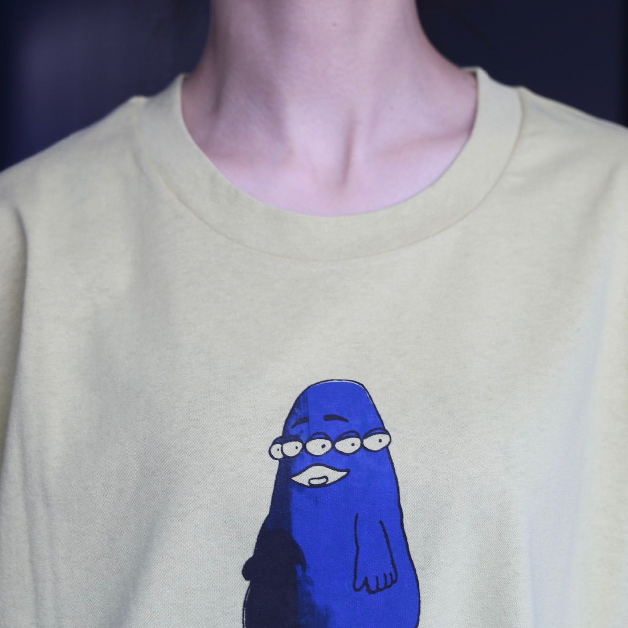 【残り一点】Egg Plant Half Sleeve T-shirt