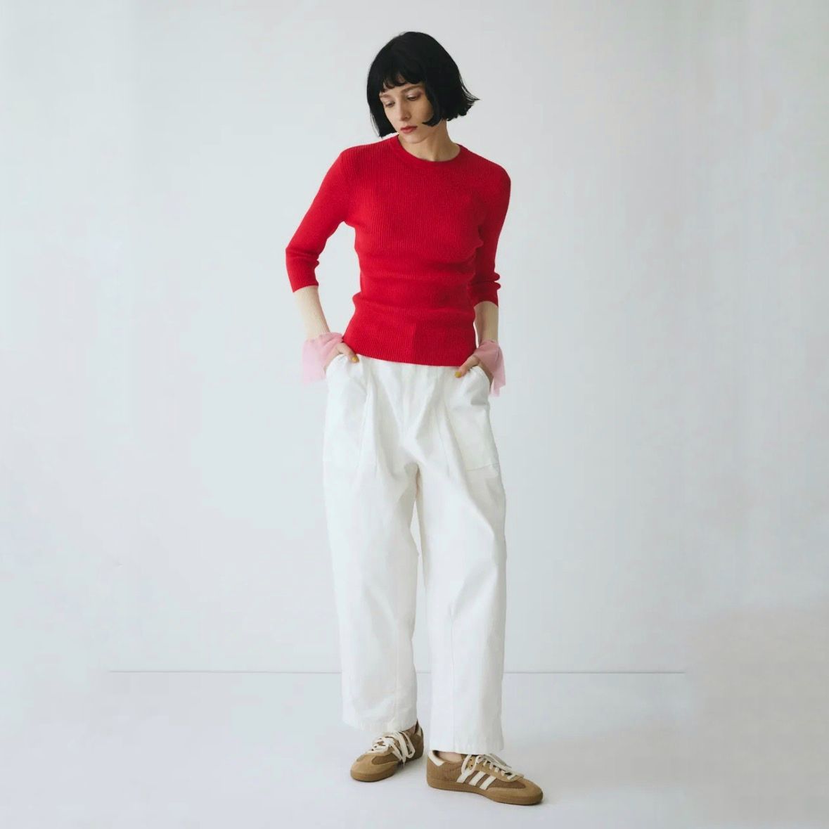 【残り一点】Flare Sleeve Knit Tops