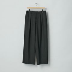 【残りわずか】Easy Wide Trousers(2/60 WOOL GABARDINE)