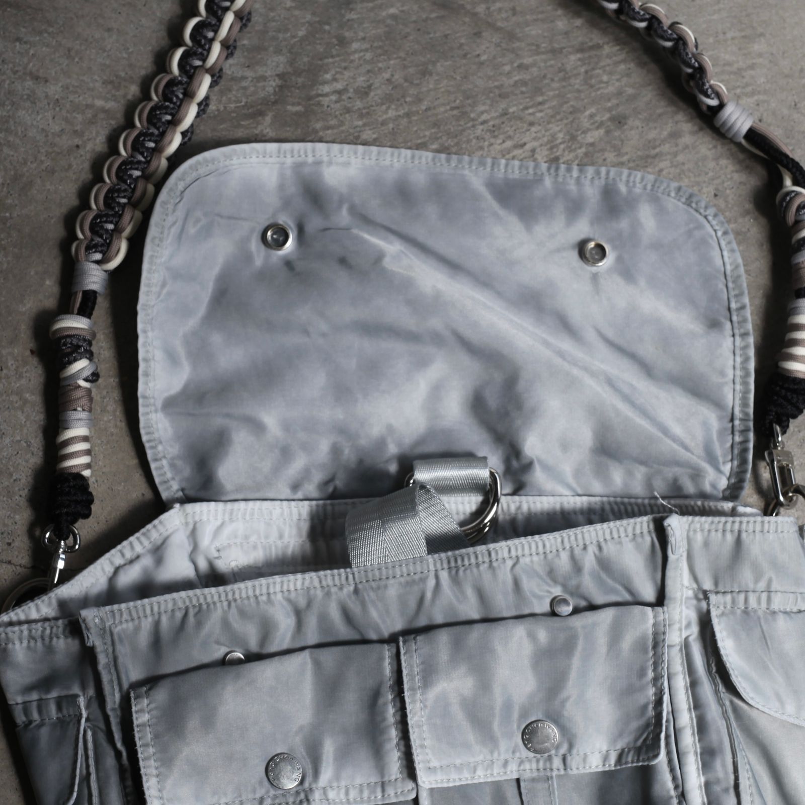 【残り一点】Grey Nylon Spray Backpack