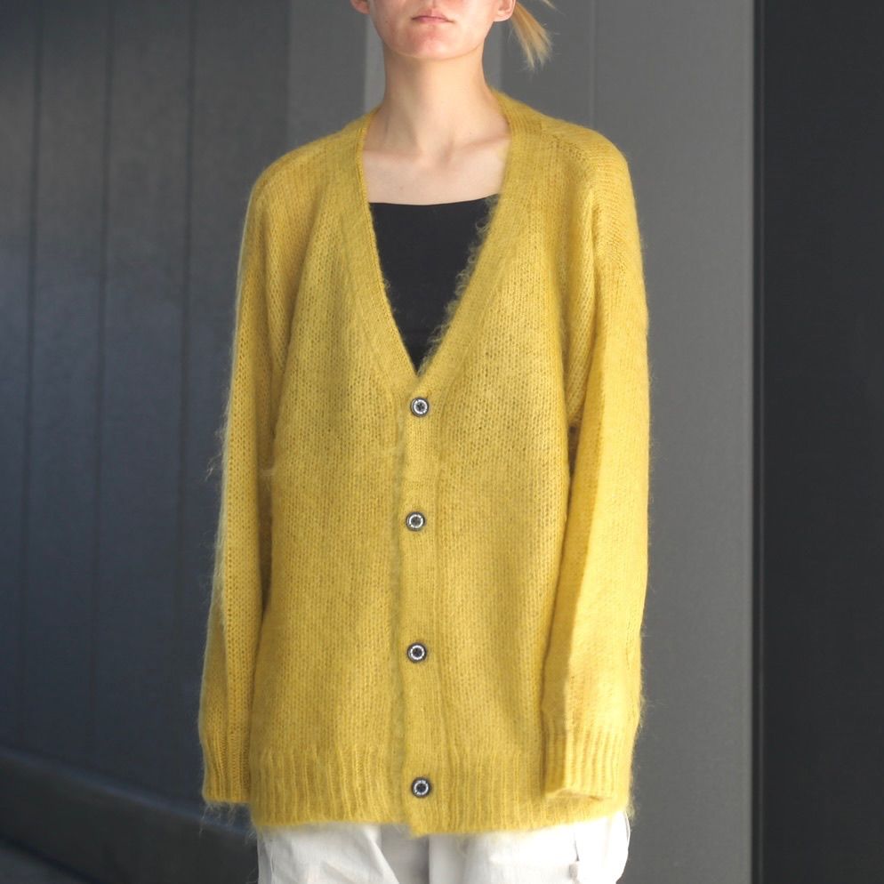 dairiku 21aw Molly Mohair Knit Cardiganトップス - カーディガン