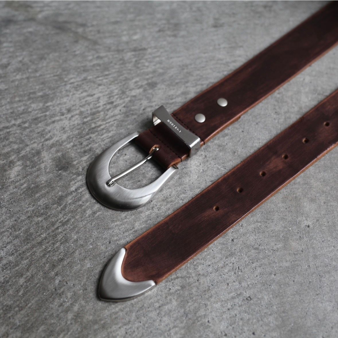 【残り一点】4C Distressed Leather Belt