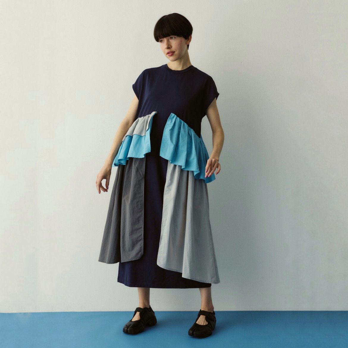 【残り一点】Side Frill Pante Dress