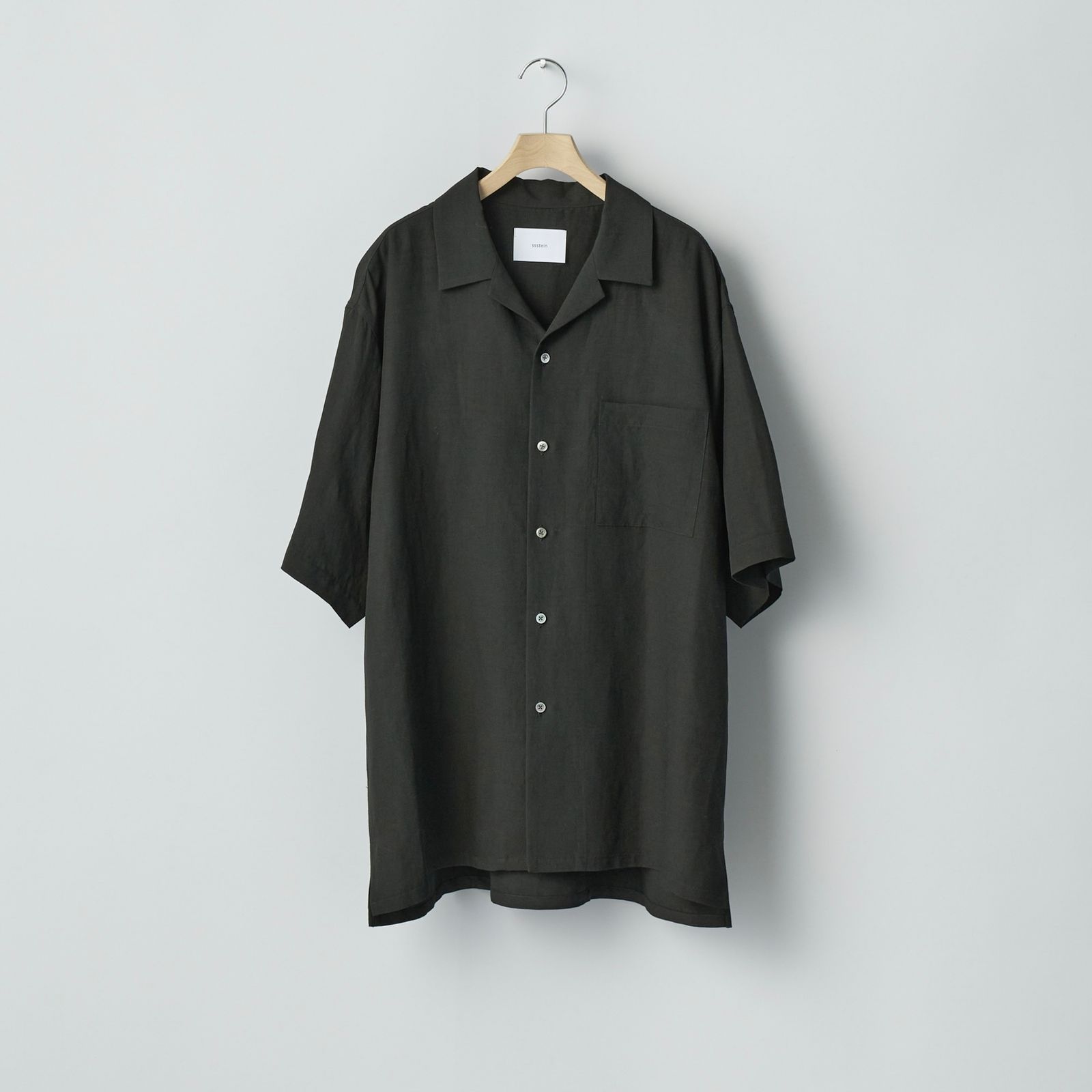 ssstein - 【再販売通知受付可能】Rayon/Linen Oversized SS