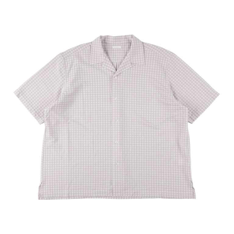 【残り一点】36G Wool Check Ether SS Shirt