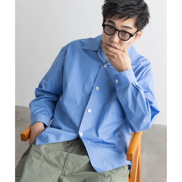 【残り一点】Thomas Mason Open Collar Shirt