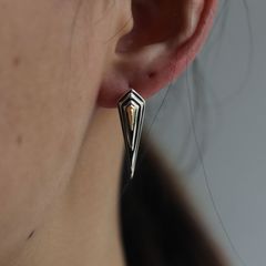 【お取り寄せ注文可能】Ice Blaze Pierced(SILVER×GOLD)