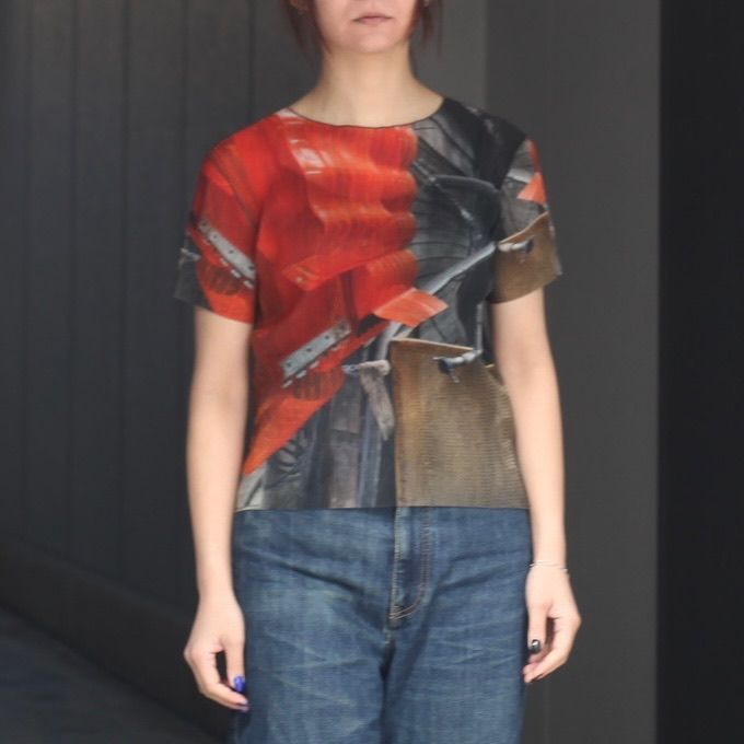 【残り一点】Sheer Graphic Top