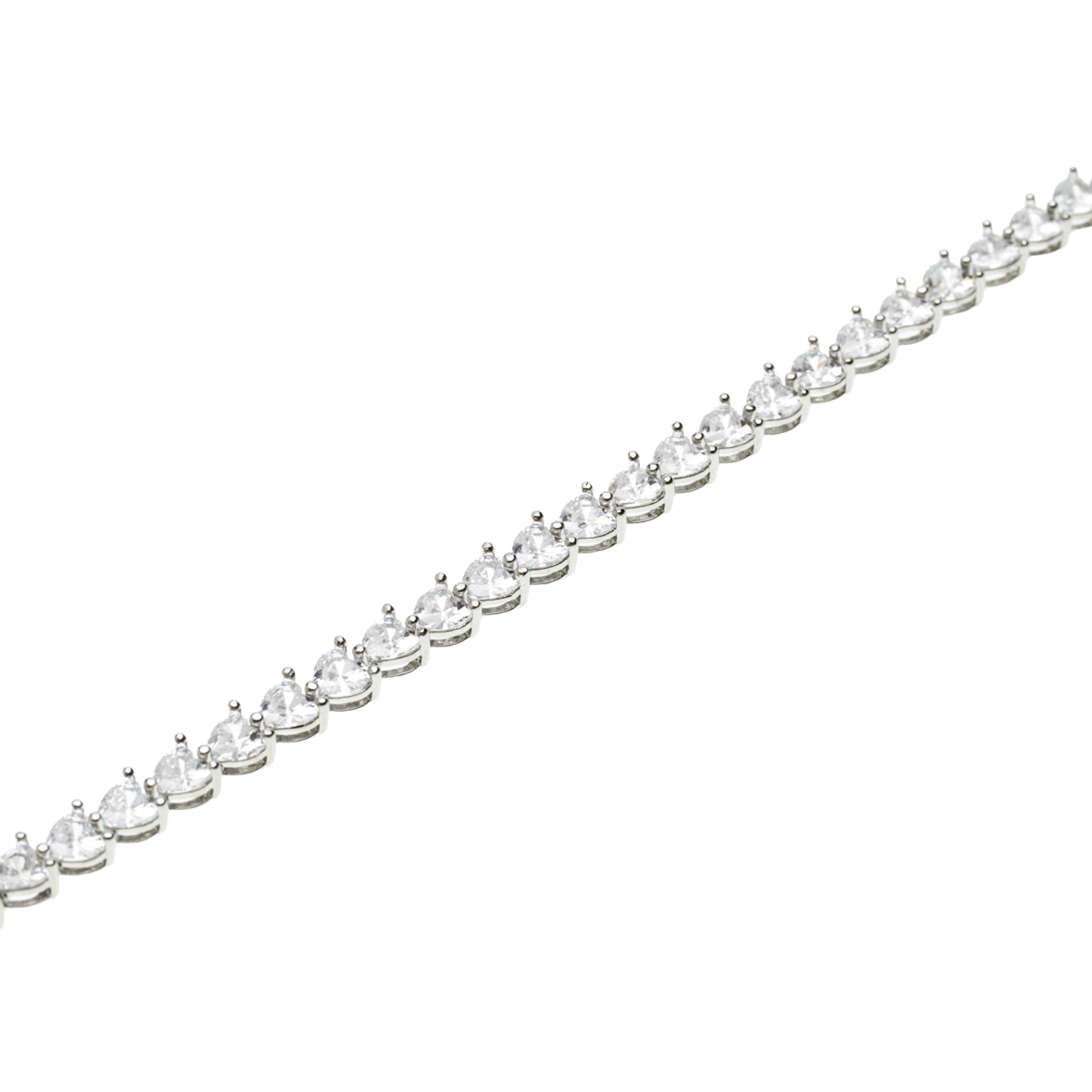 【残りわずか】Micro Heart Jewel Bracelet(SILVER)