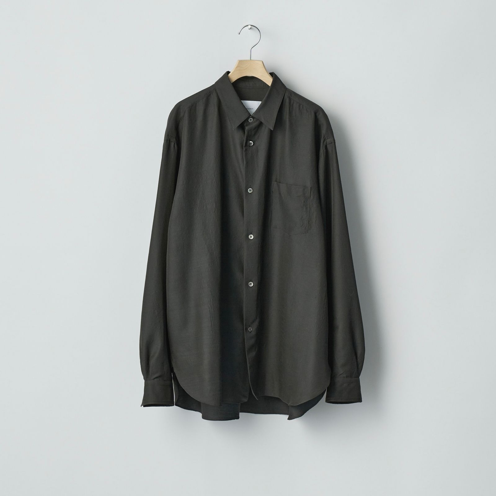 【残りわずか】Wool/Silk Regular Collar Shirt