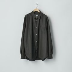 【残りわずか】Wool/Silk Regular Collar Shirt