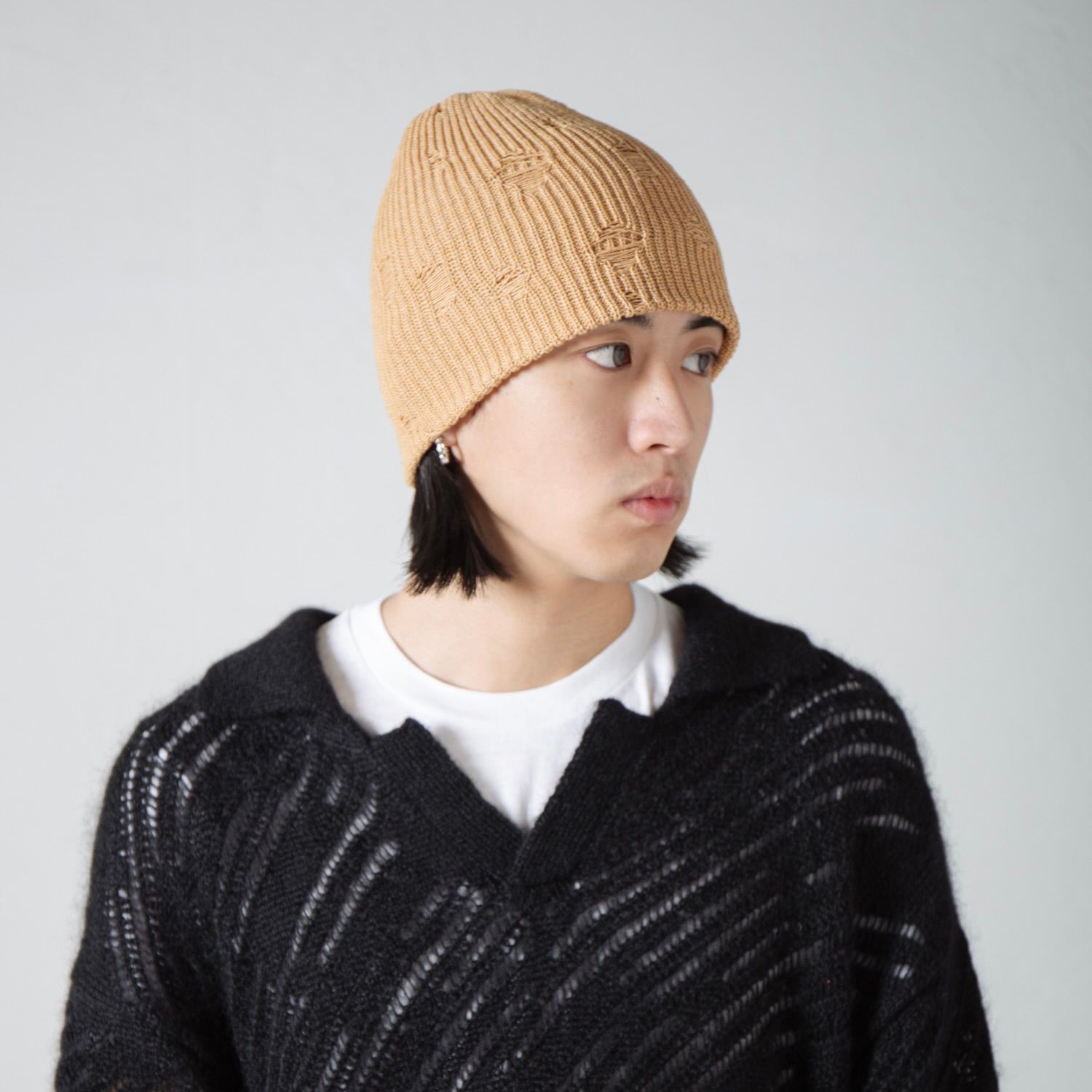 【残りわずか】Damage Summer Knit Beanie