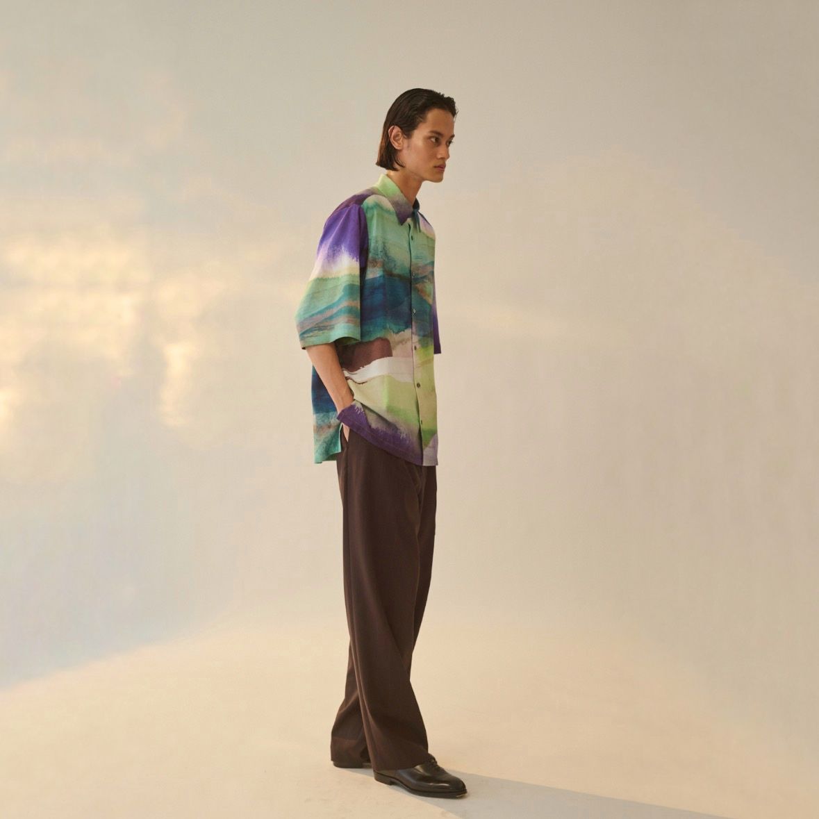 【残り一点】Regular Collar Half Sleeve Shirt