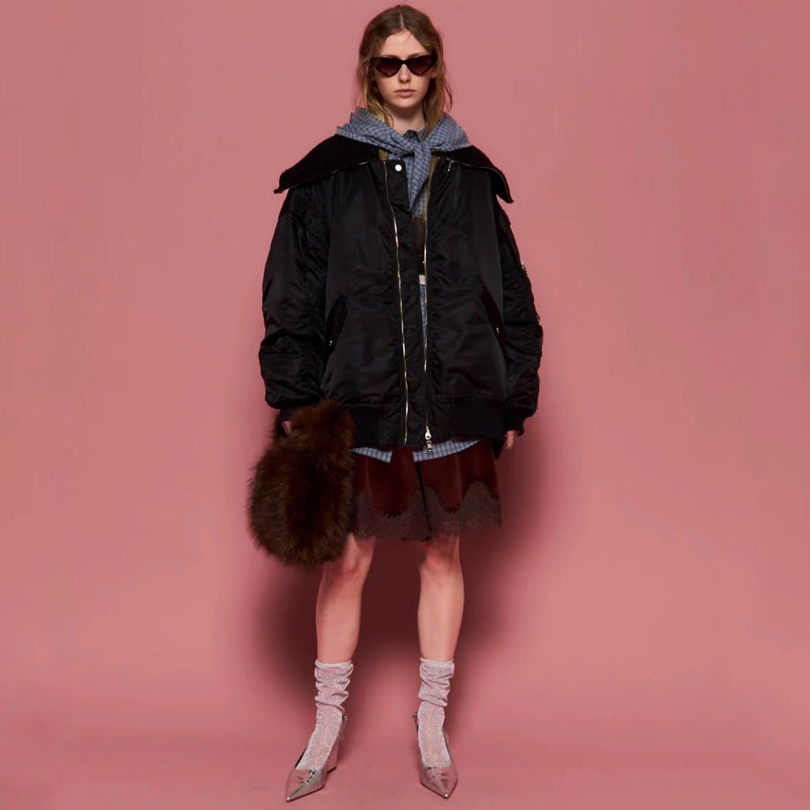 【残り一点】Multiway Knit Collar MA-1