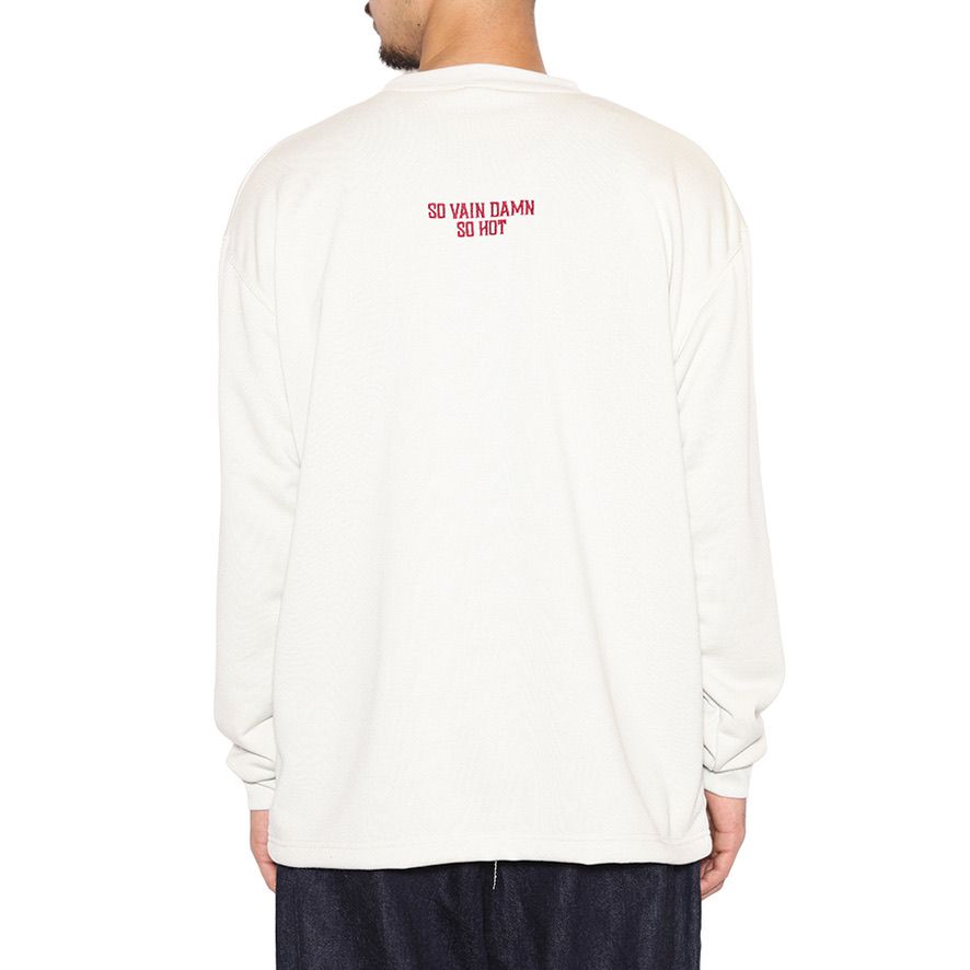 【残り一点】Calee National Logo Drop L/S Tee