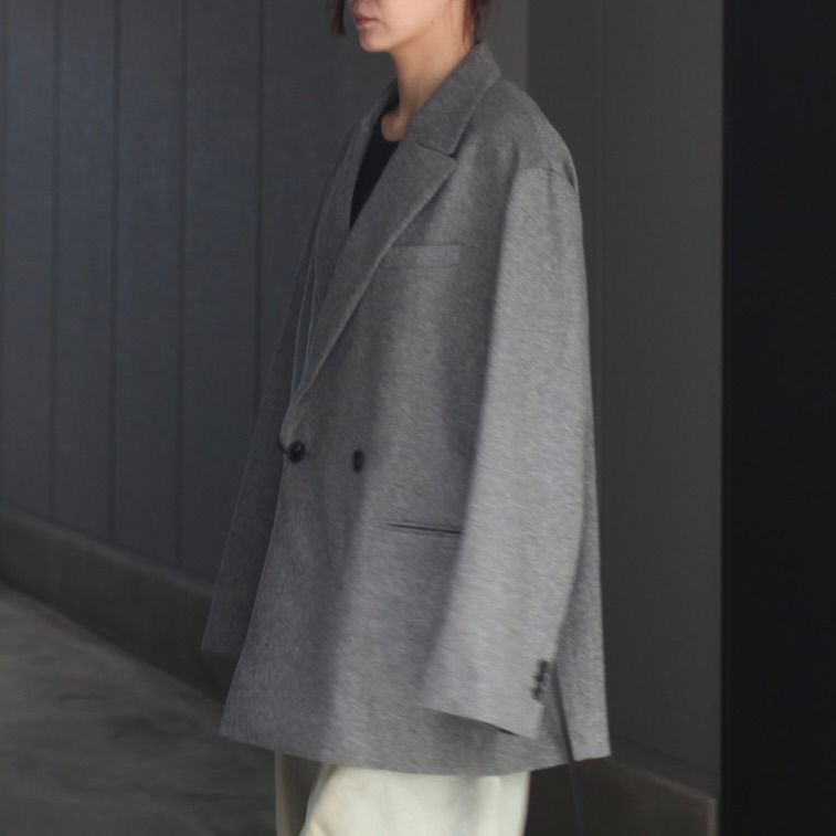 【残り一点】W/CA Beaver Back Slash Peak Lapel Jacket