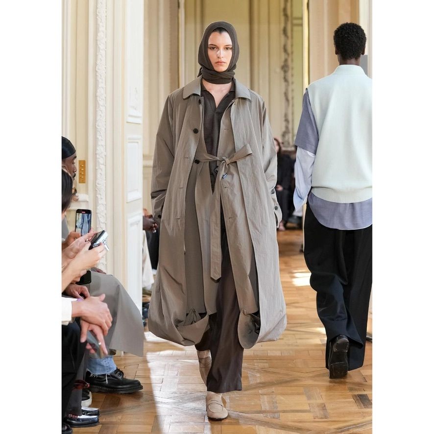 【残り一点】Oversized Layered Combination Coat