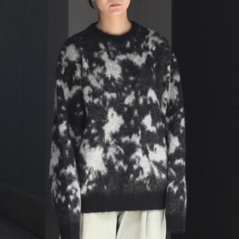 【残り一点】Kid Mohair Jacquard Sweater