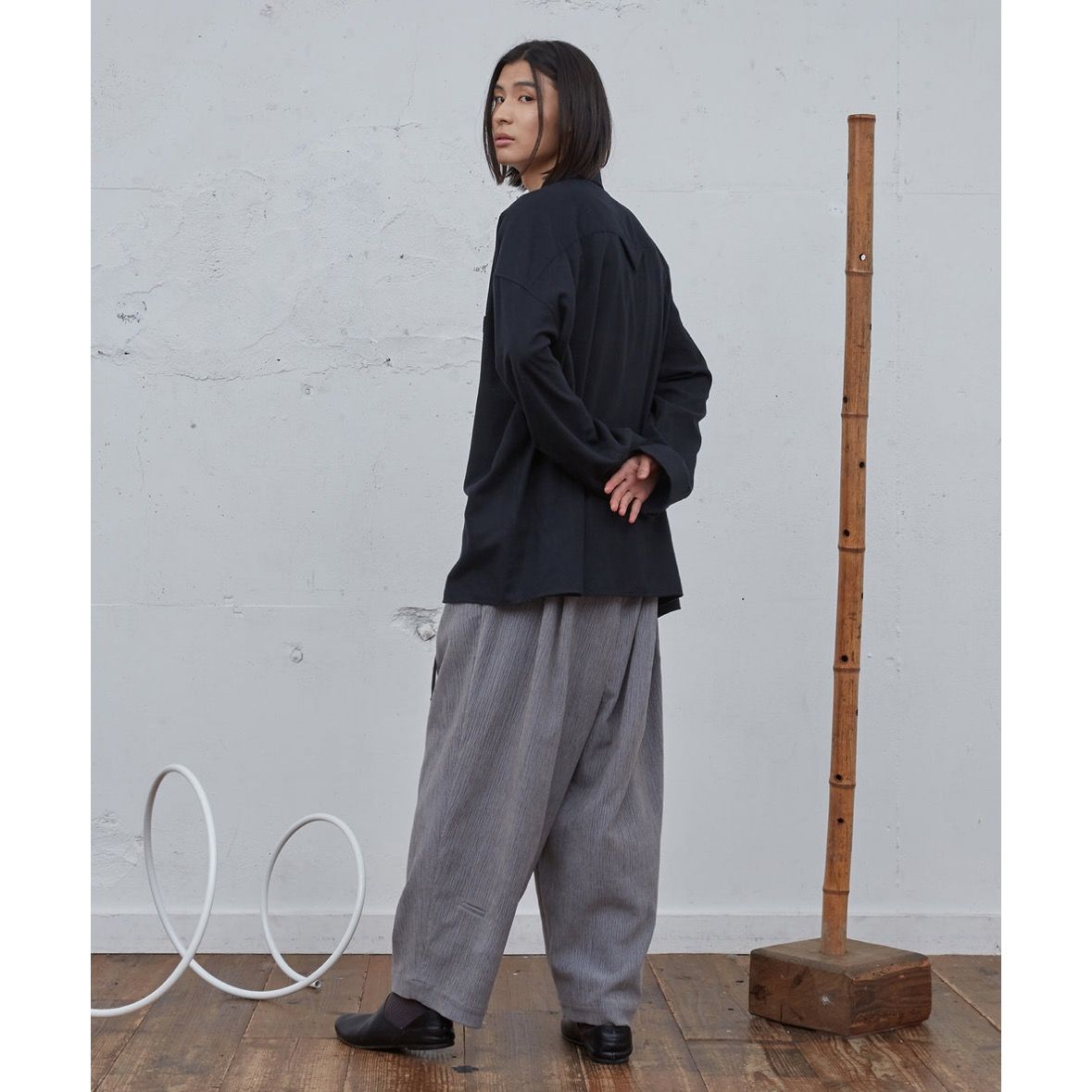【残り一点】コットンビエラワイドBOXシャツ