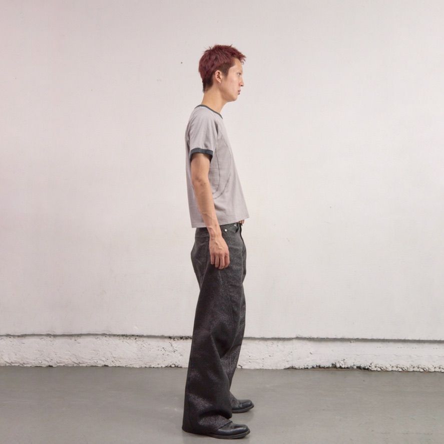 【残り一点】Panelled Half Sleeve Ringer T-Shirt