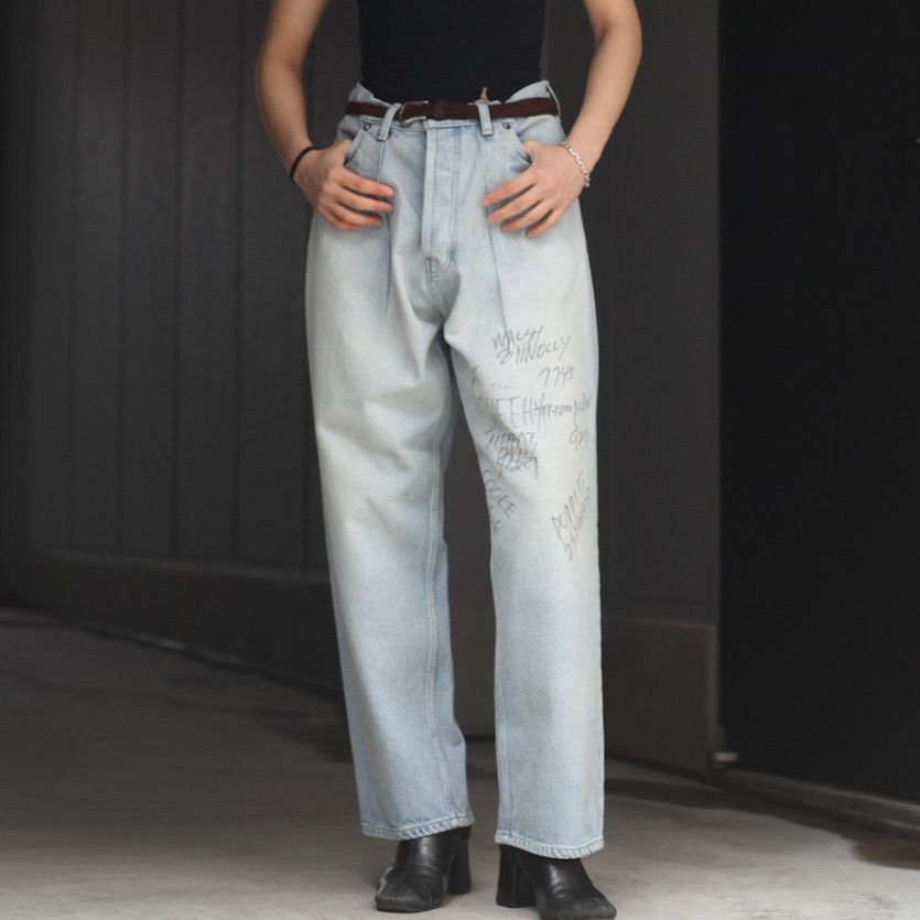 メンズ2022SS HERILL Denim Splash Tuck 4PK デニム - デニム