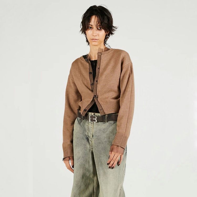 【残り一点】Reversible Tulle Knit Cardigan