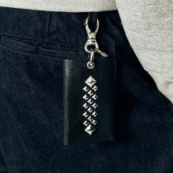 【残り一点】Studs Leather Key Case