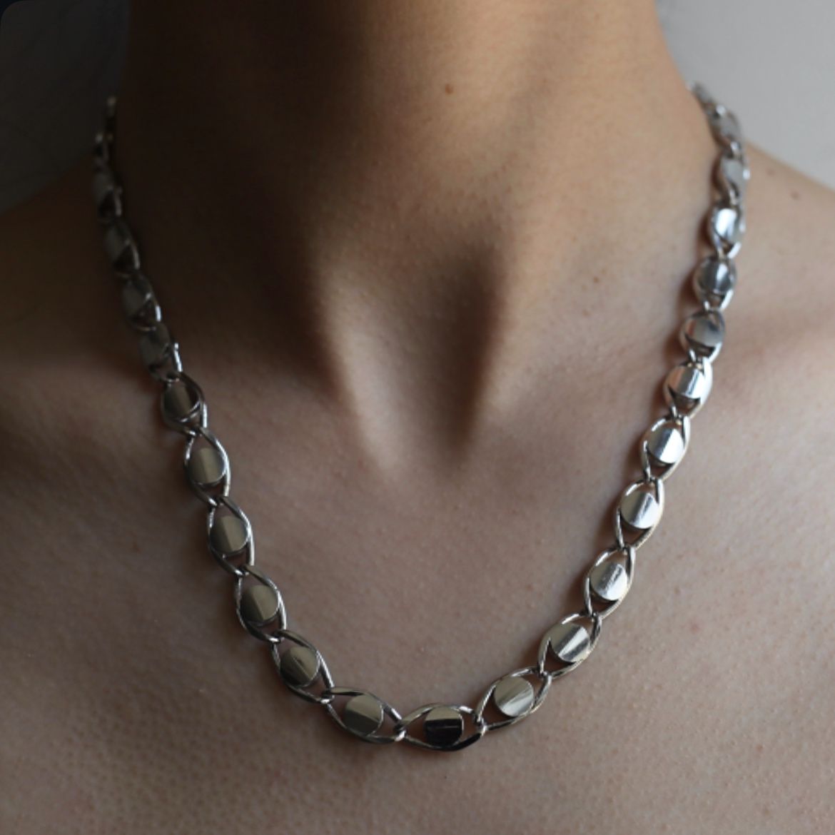 【残り一点】Eye Chain Necklace(SILVER)