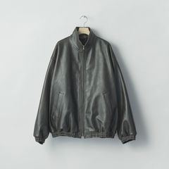 【残りわずか】Sheep Leather Stand Collar Jacket