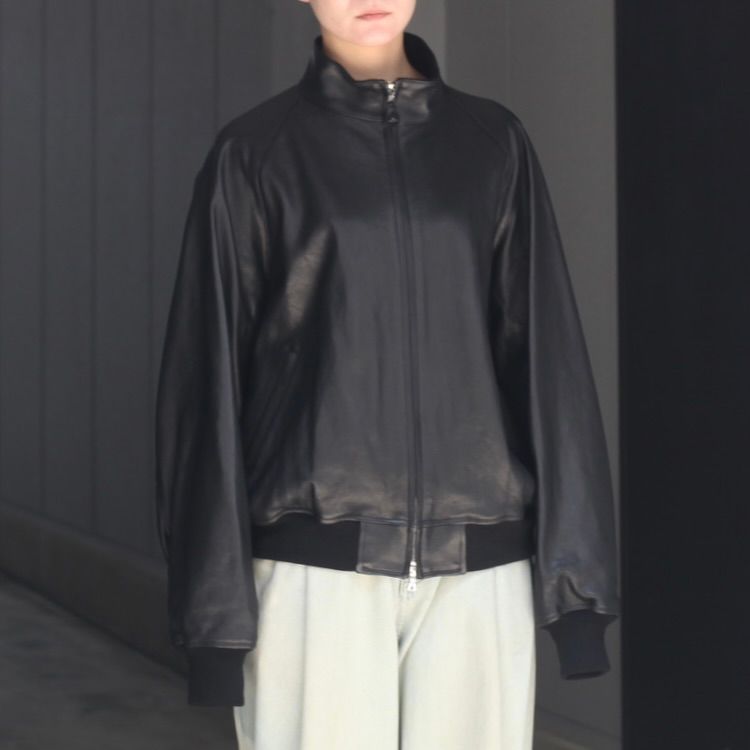 【残りわずか】Lamb Leather Weekend Jacket