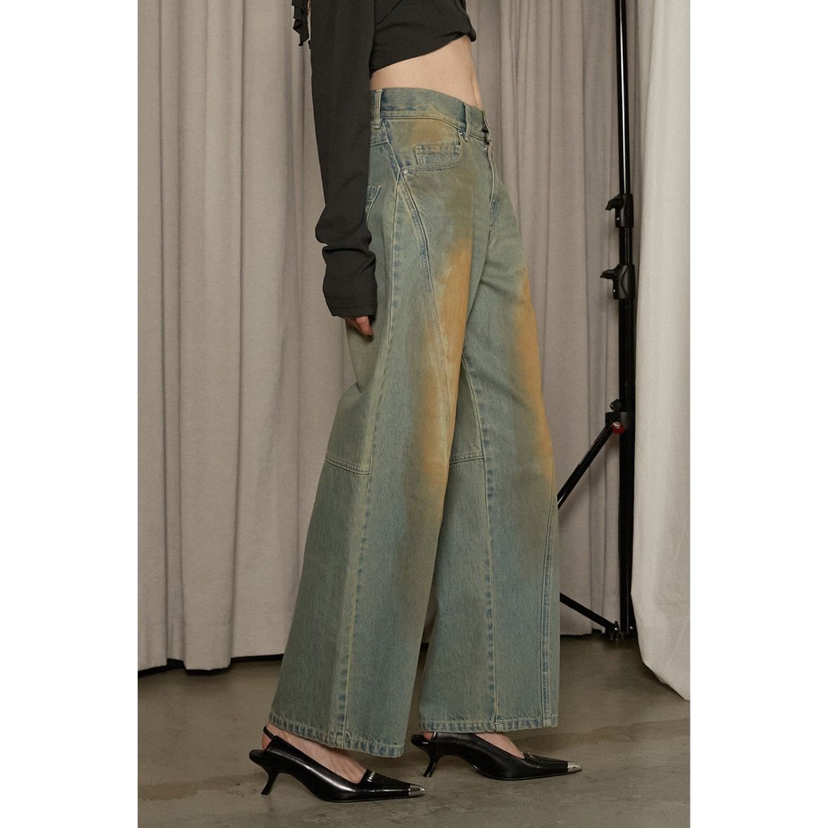 【残り一点】Curve Line Denim
