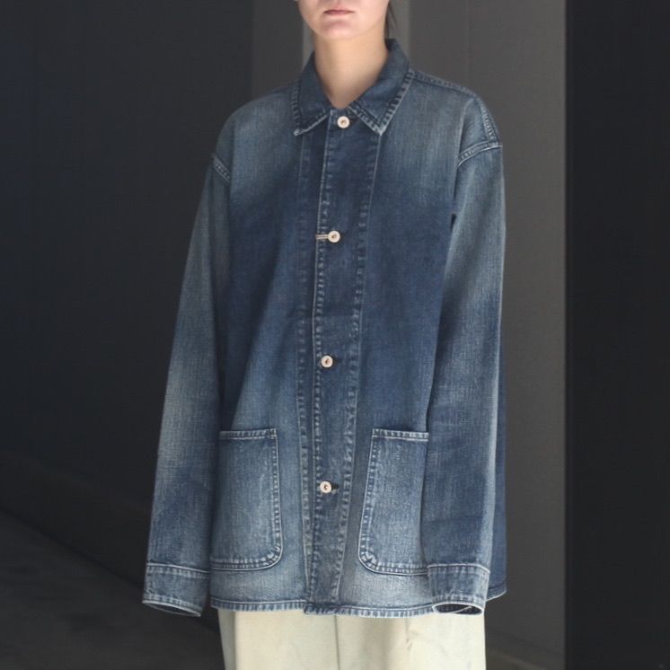 【残り一点】Navy Denim Chore Jacket
