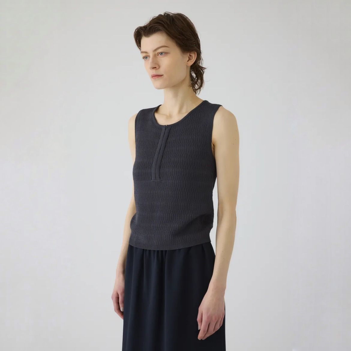 【残り一点】Round Neck Hook Tank