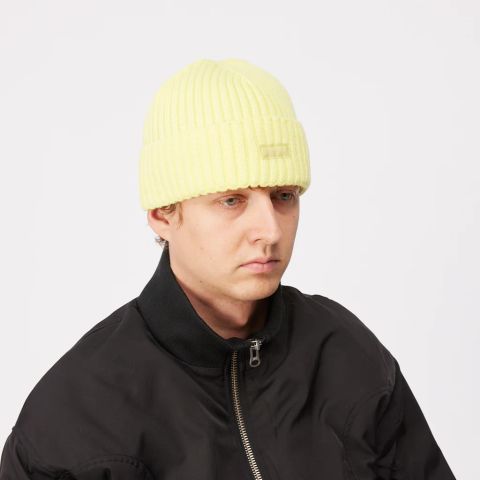 【残りわずか】Cursive Rib Beanie