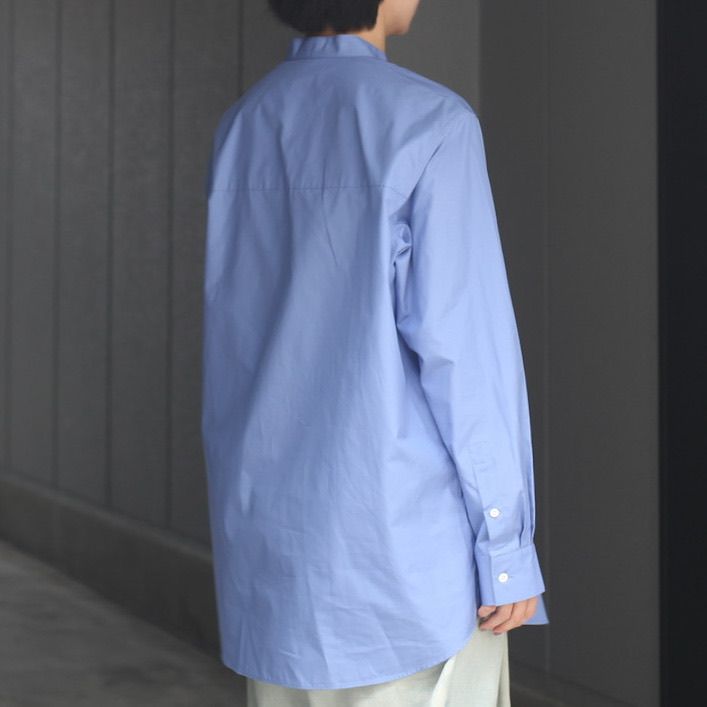 【残り一点】Suvin Broad Band Collar Shirt