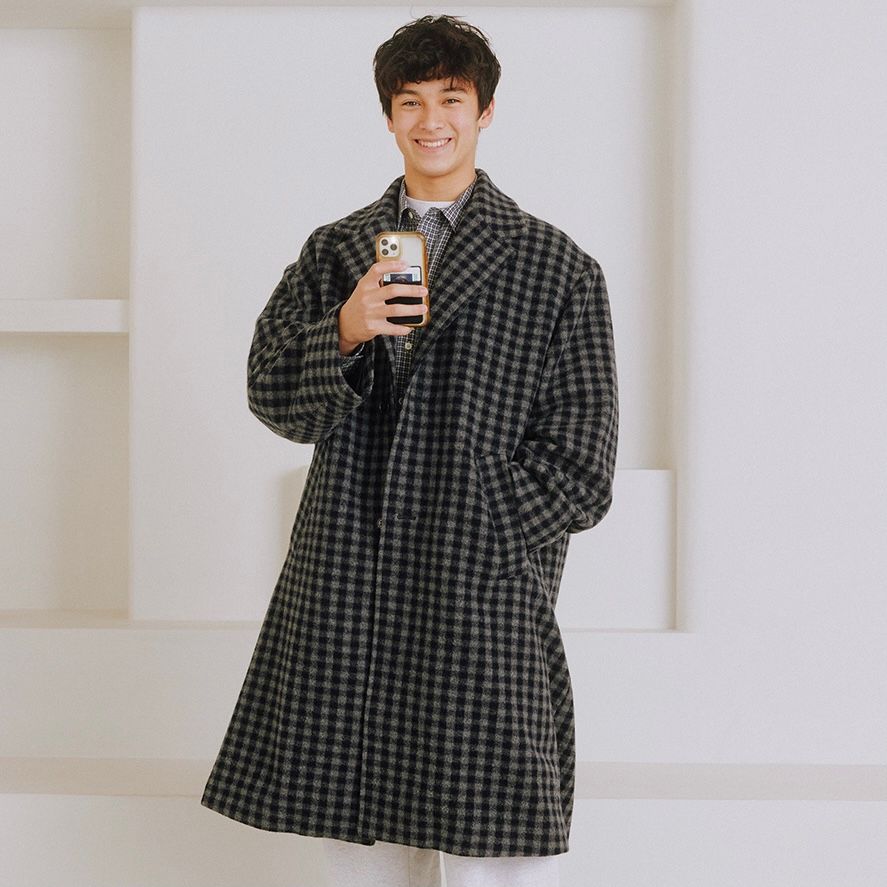 UNIVERSAL PRODUCTS - 【残り一点】Plaid Wool Chester Coat | ACRMTSM