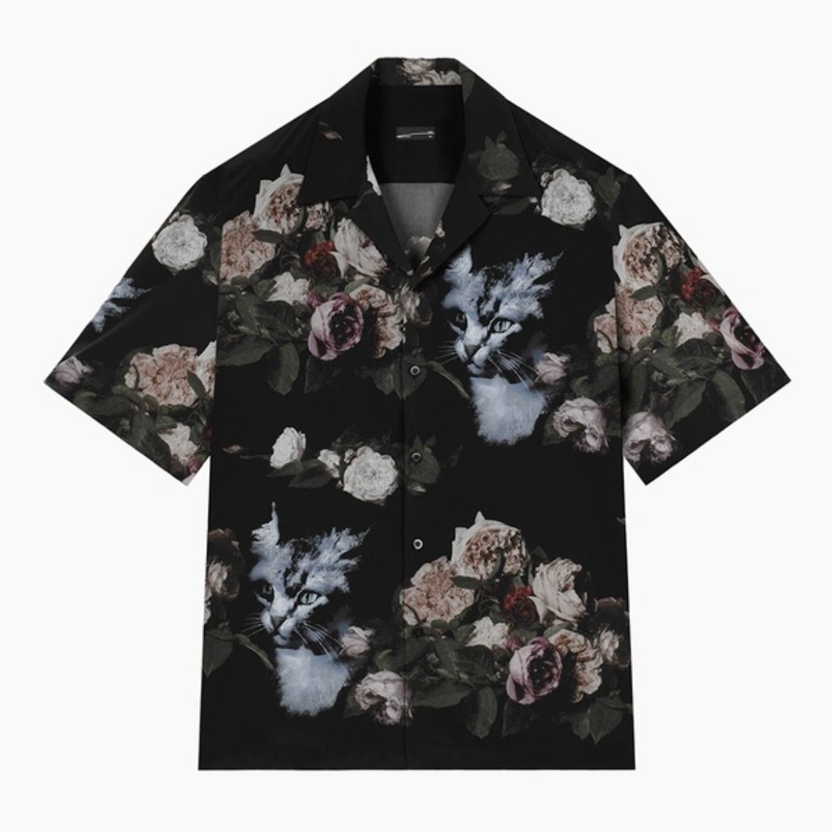 トップス LAD MUSICIAN Dechine Rose+Cat O/C SS トップス LAD MUSICIAN Dechine Rose+Cat O/C SS LAD MUSICIAN