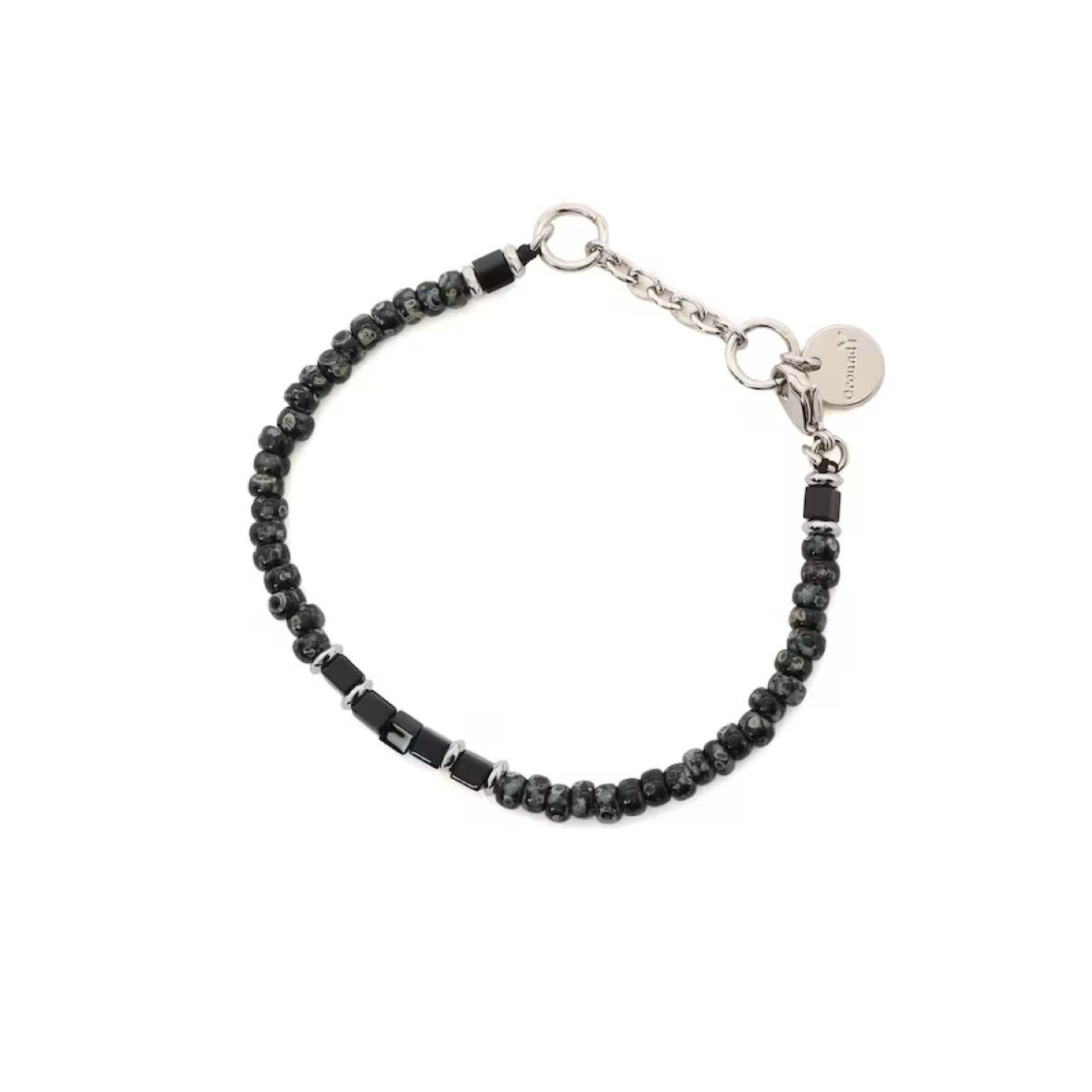 【残り一点】ビーズブレスレット_B(BLACK)