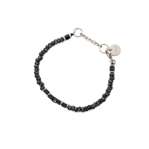 【残り一点】ビーズブレスレット_B(BLACK)