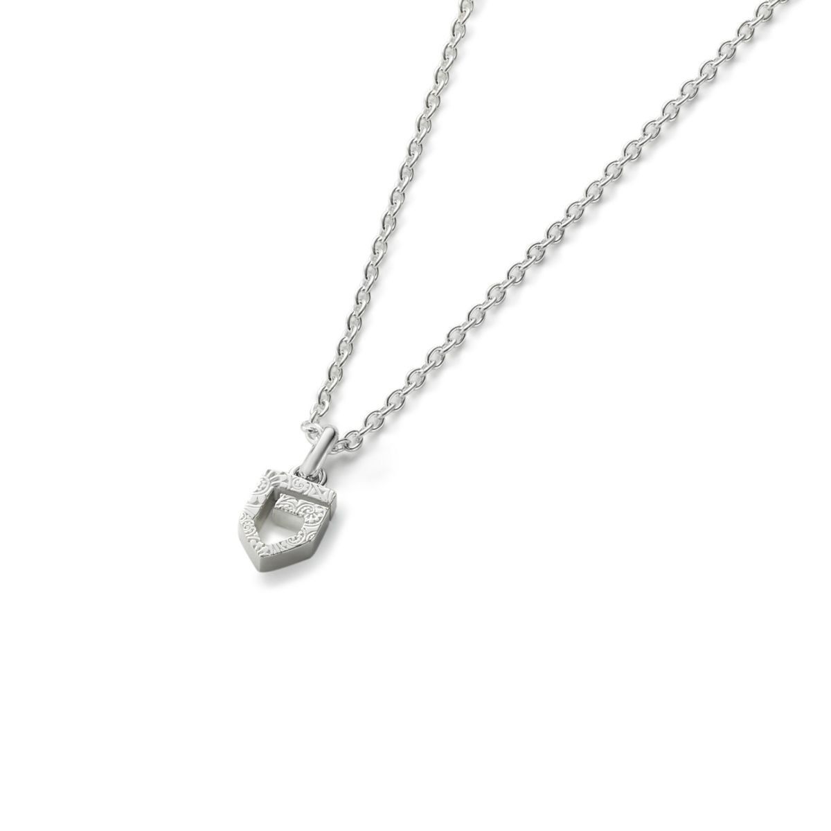 【お取り寄せ注文可能】Vine Pattern G Pendant_S(WHITE)