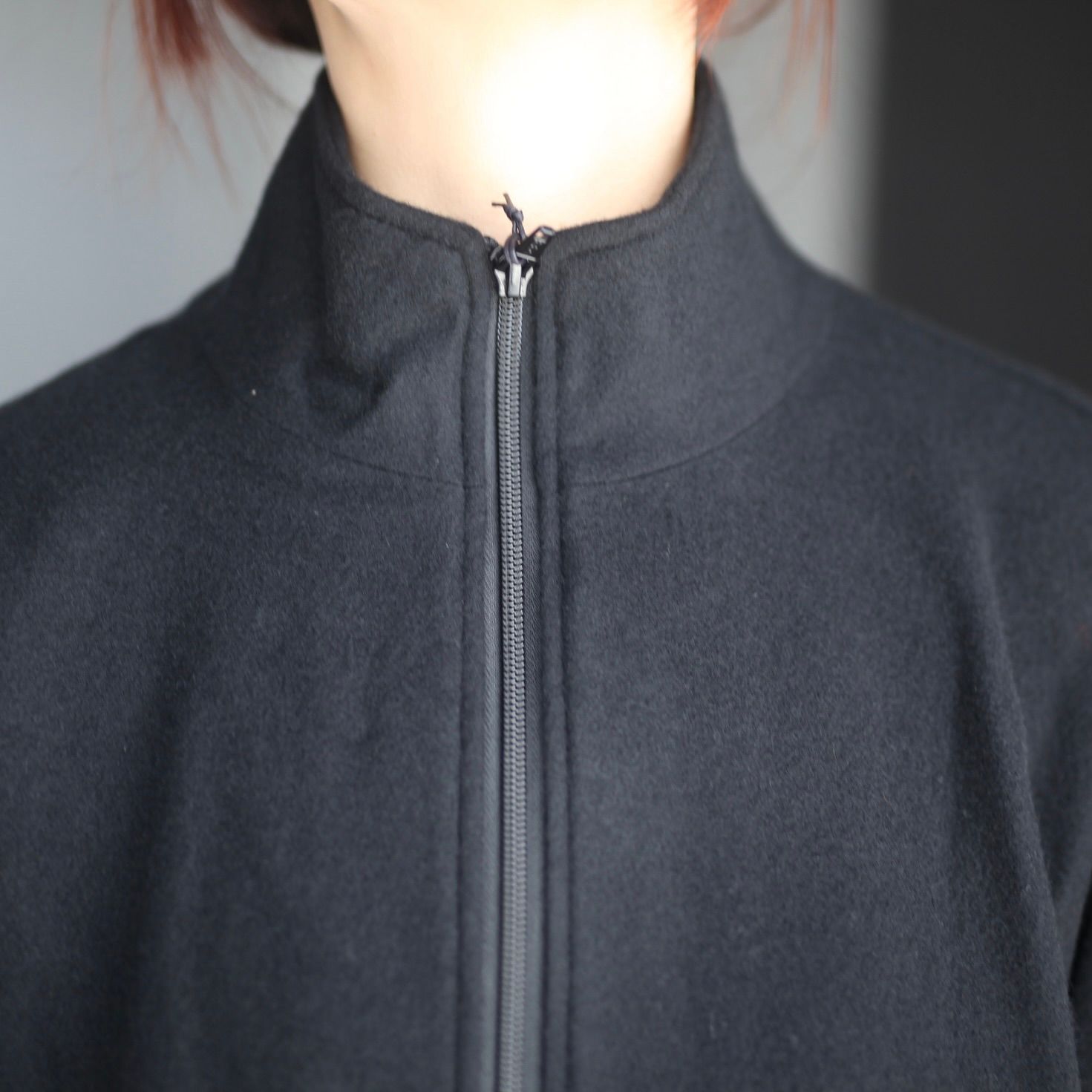 【残り一点】Wool/Cashmere Fleece Zip Jacket
